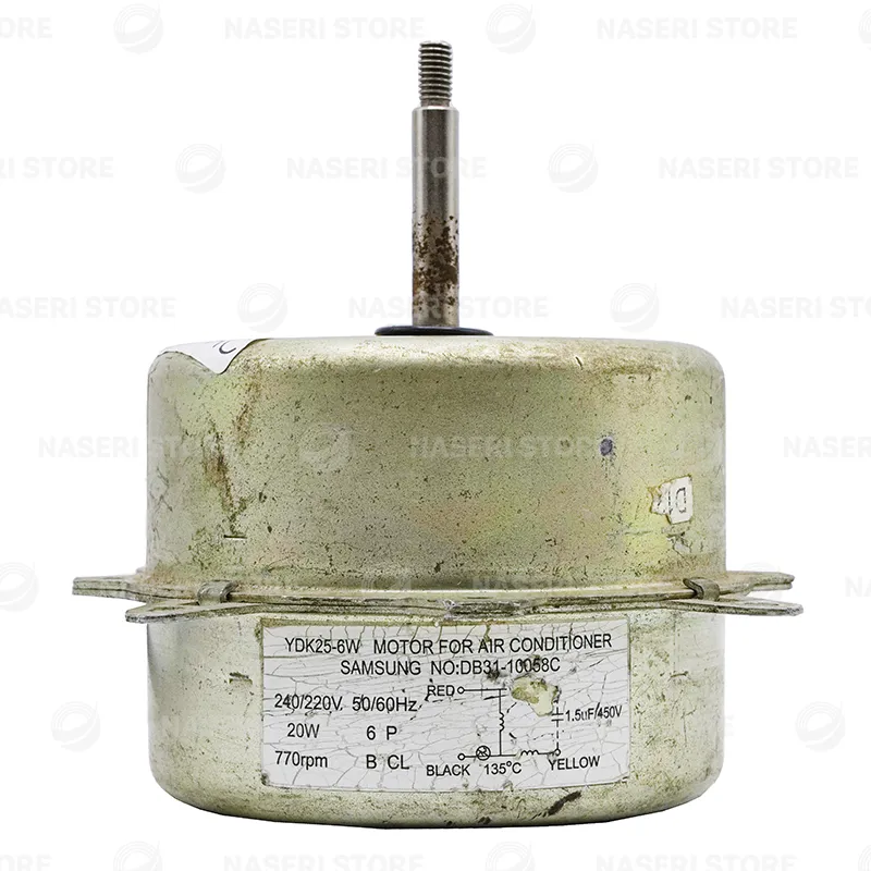 موتور فن کندانسور کولر گازی AC - کد 19 (استوک)