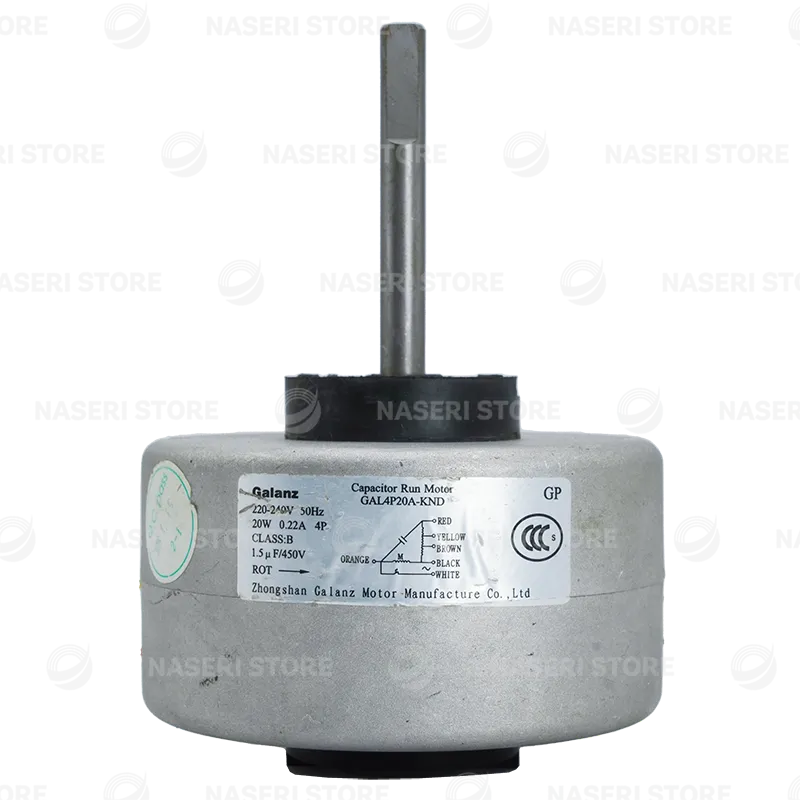 موتور فن پنل کولر گازی AC - کد 17 (استوک)