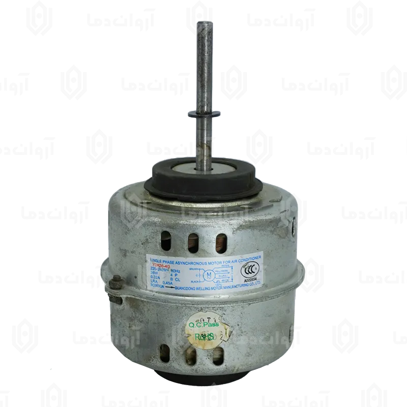 موتور فن پنل کولر گازی AC - کد 20 (استوک)
