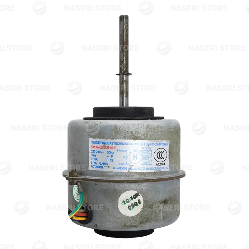 موتور فن پنل کولر گازی AC - کد 22 (استوک)