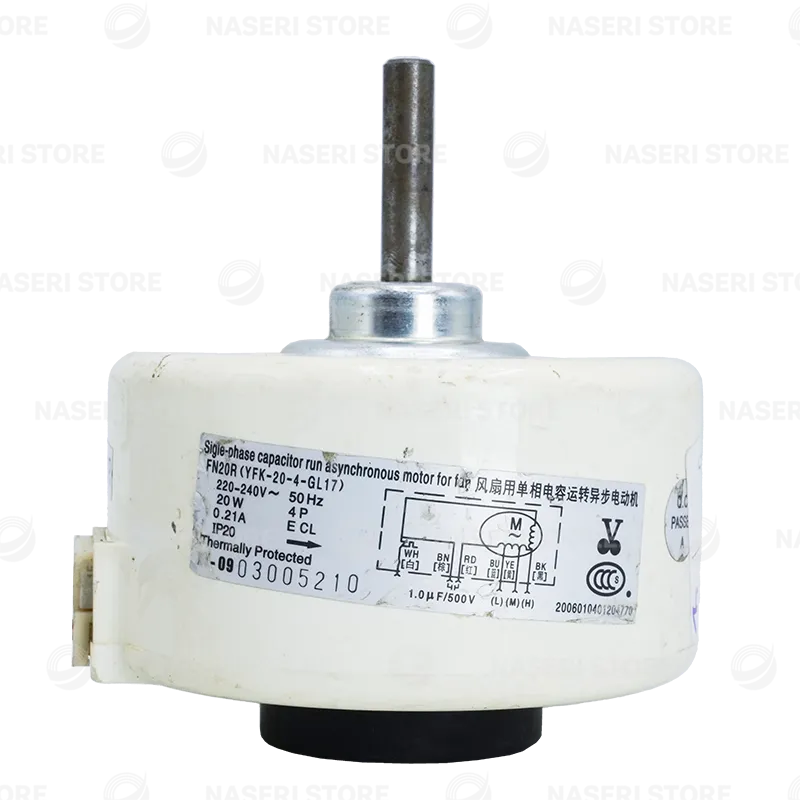 موتور فن پنل کولر گازی AC - کد 49 (استوک)