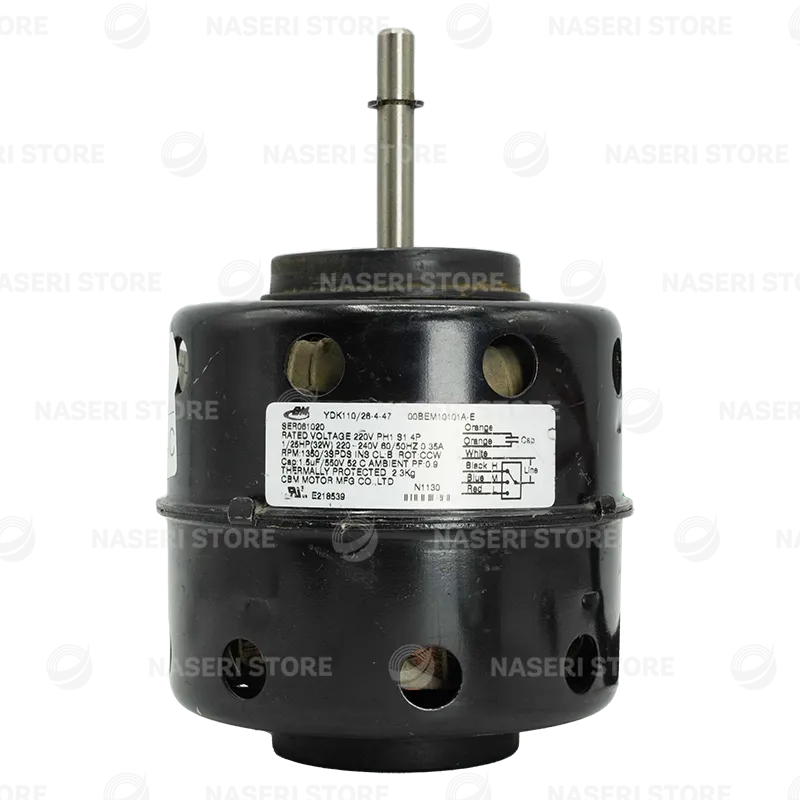 موتور فن پنل کولر گازی AC - کد 54 (استوک)