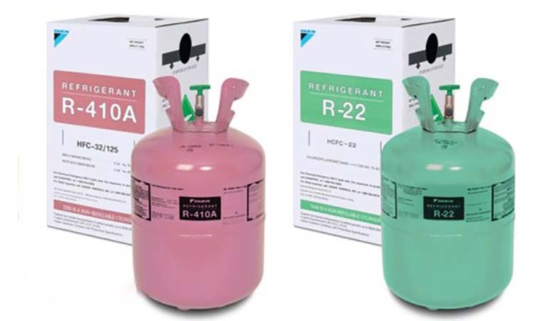 گاز کولر گازی مدل R410a