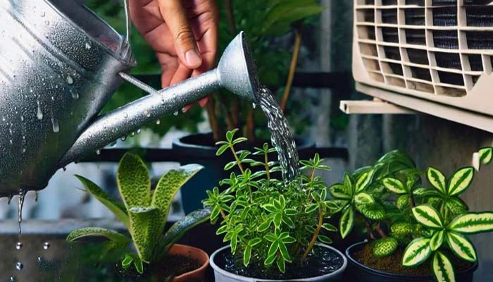 استفاده در آبیاری گیاهان آپارتمانی