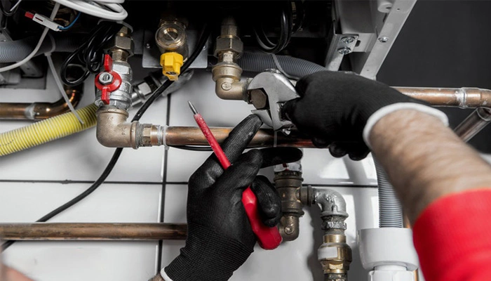 نشتی مبدل حرارتی یا لوله‌کشی داخلی