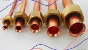 جدول سایز لوله مسی / جدول وزن لوله مسی/